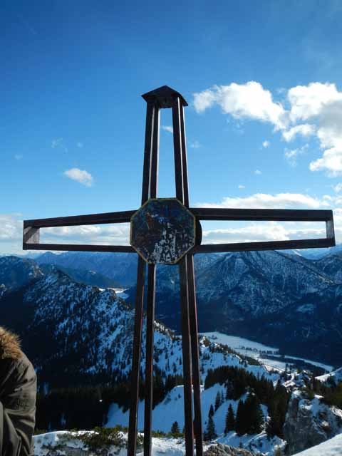 Teufelstättkopf Gipfelkreuz auf 1758m