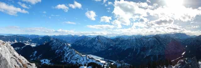 Teufelstättkopf - Das Panorama vom Gipfel