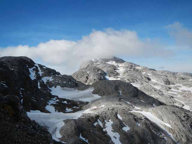 Hochkönig - Gipfel in Wolken gehüllt